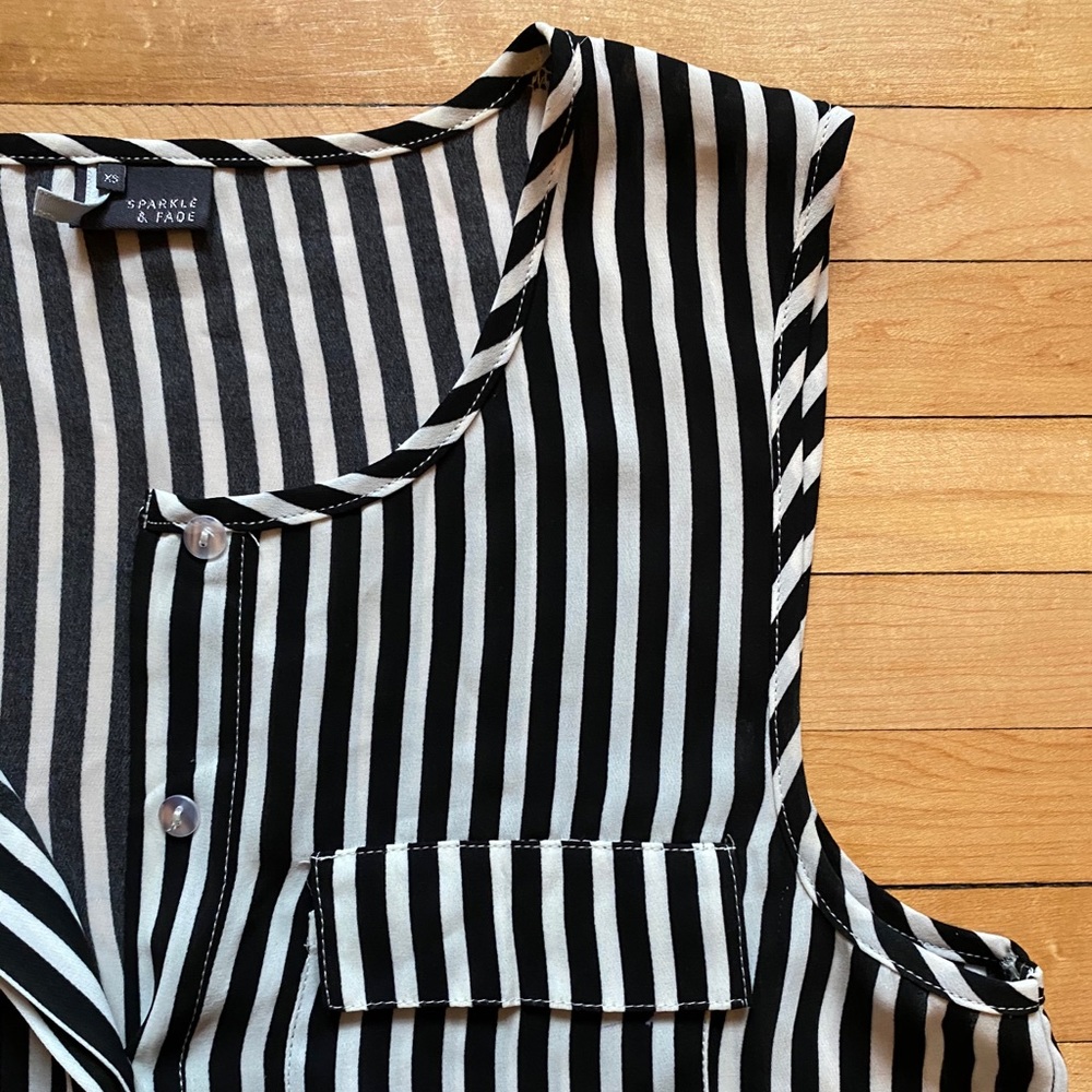 Urban Outfitters Sparkle & Fade Striped Tank